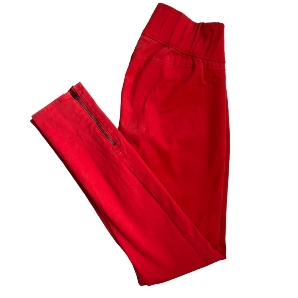 Gap Khakis Maternity Scarlet Red Orange Pants by Gap Skinny Stretchy Size 2